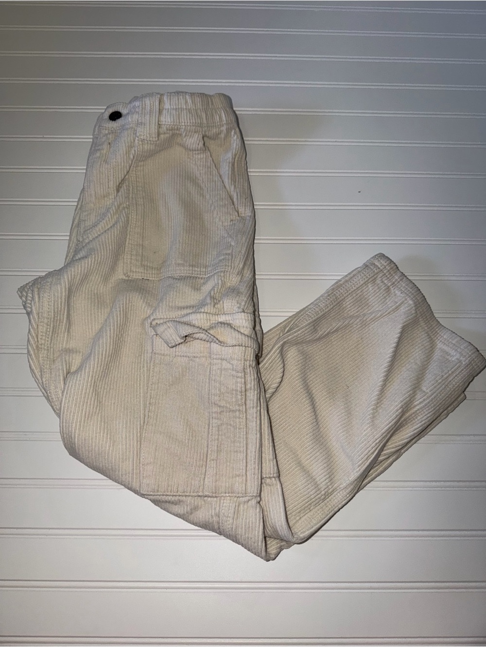 Pacsun corduroy elastic waist cargo small